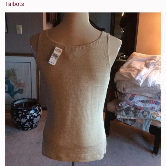 SALE! Talbots sweater sleeveless top - Picture 5 of 5